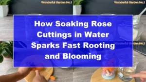 How Soaking Rose Cuttings in Water Sparks Fast Rooting and Blooming - Featured Image